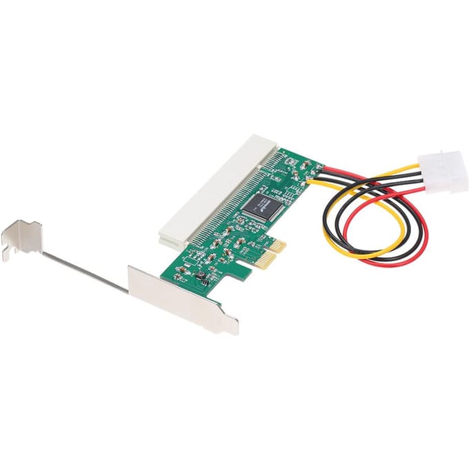 PCI Express naar PCI Adapterkaart PCI-E naar PCI Converter met 4-pins Voeding