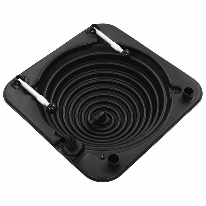 Chauffage Solaire pour Piscine 75 x 75 x 36 cm PEHD Aluminium