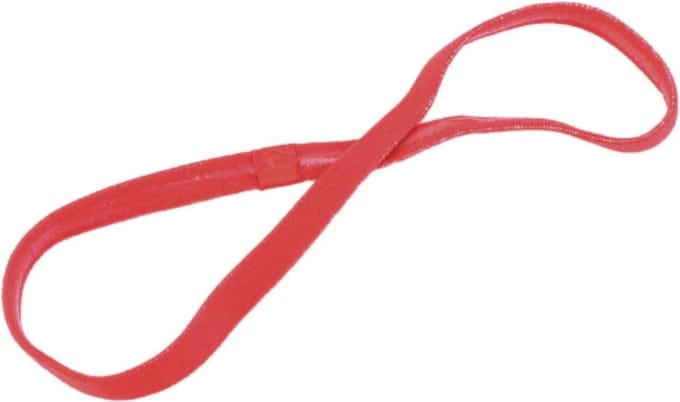 Cabantis Elastische Anti-Slip Haarband|Yoga|Haarband|Stretch|Anti-slip|Rubber|Elastiek|Rood