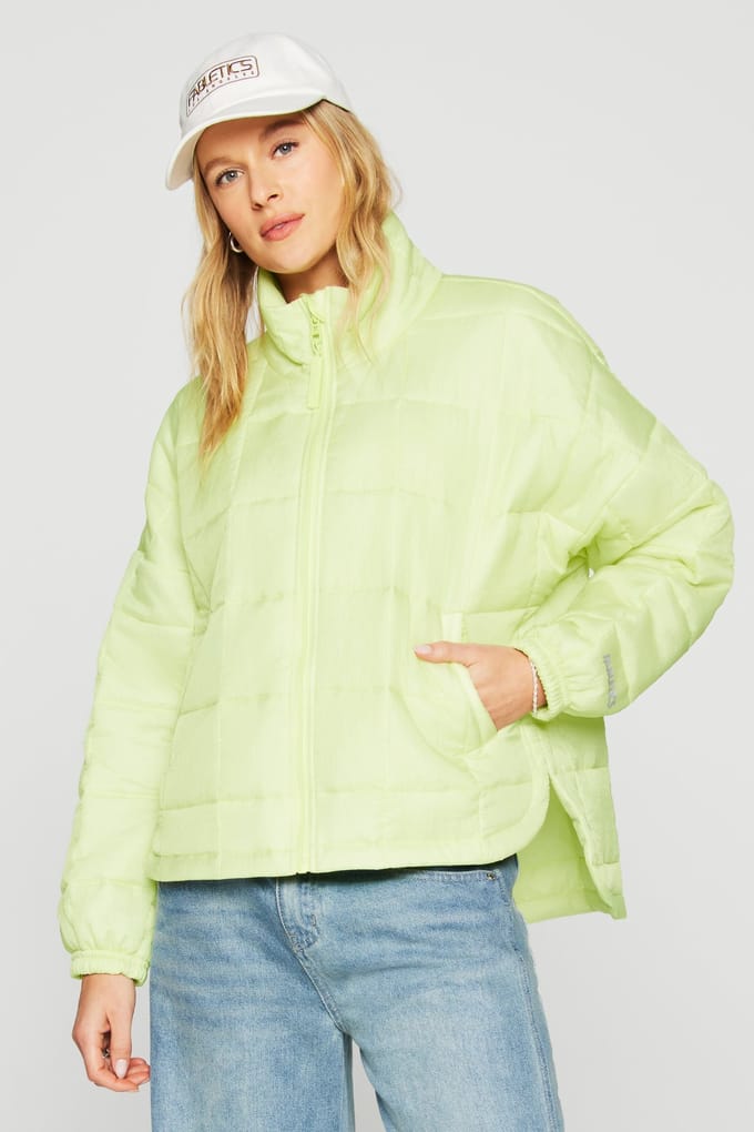 Fabletics Daydreamer Quilted Jacket Morning Dew Taglia: M REG | Giacche invernali Outlet | Donna