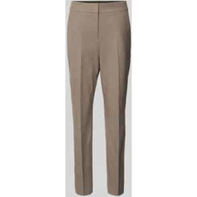 regular fit cigarette-broek met viscose