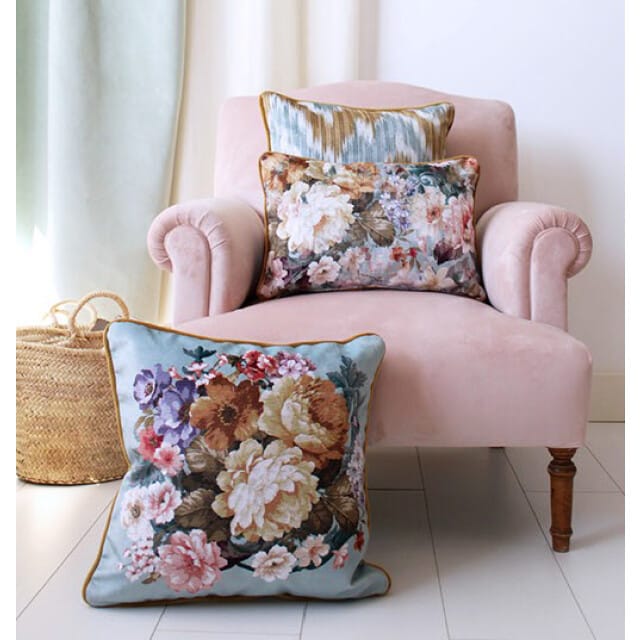 Gek op kussens! Sierkussen velvet leia flor #2 | 30 x 50 cm | polyester