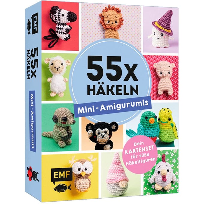 Kaartenset "55  x häkeln - Mini-Amigurumi"