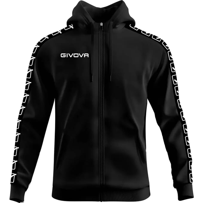 Sweatshirt capuchon met volledige rits Givova