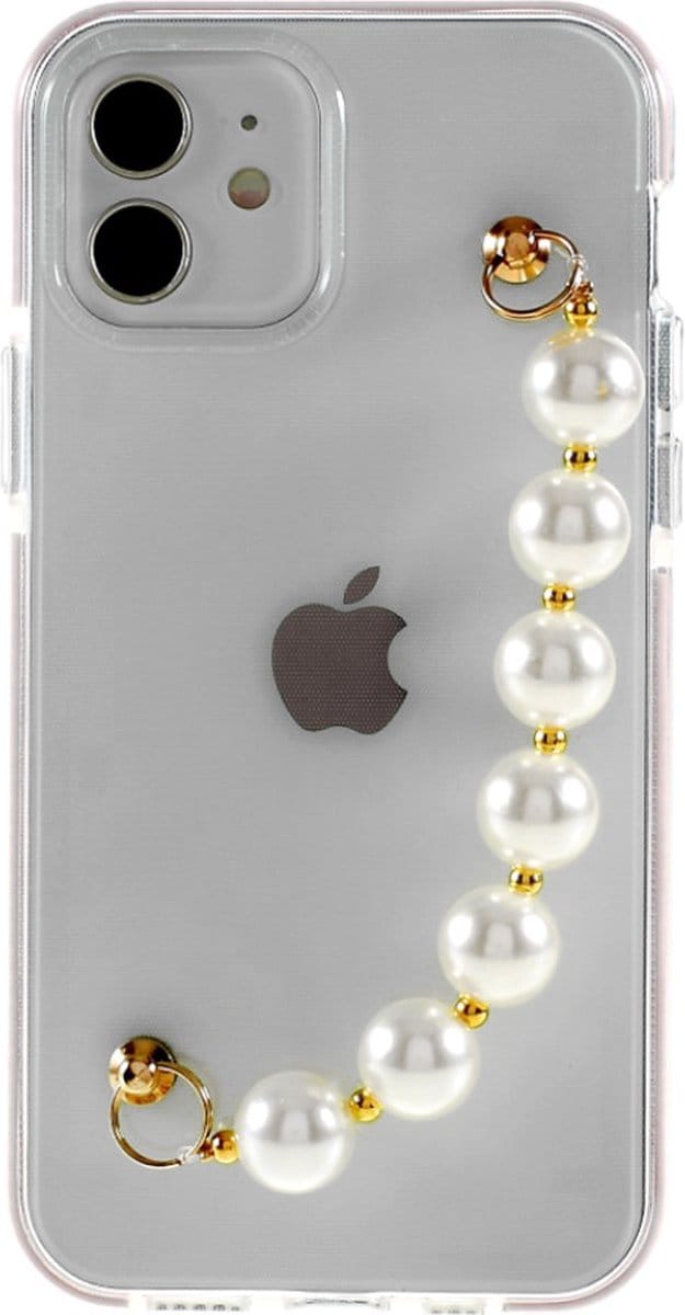 Peachy Parels TPU hoesje geschikt voor iPhone 13 - transparant