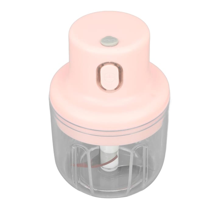 Elektrische Knoflookhakker Mini voor Ui Gember Kleine Keukenmachine 250ml L white