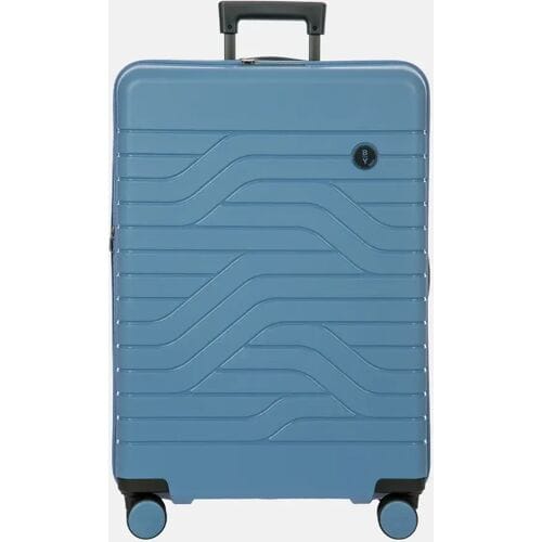 BRIC'S Ulisse Trolley 71 cm / 90 - 100 L Expandable L Grey Blue Blauw