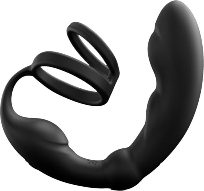 Dorcel - P-Ring - Perineum en Prostaat Vibrator - Met Dubbele Cockring - Zwart