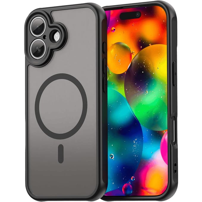 Mocaa Apple iPhone 17 Slim Anti-Shock MagSafe Hoesje Zwart