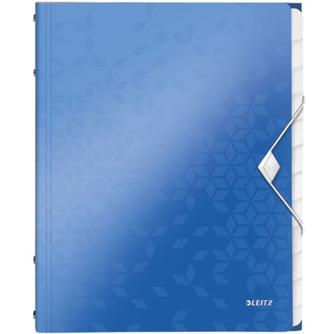 Leitz WOW Sorteermap Kunststof - A4 - 12-tabs - Blauw