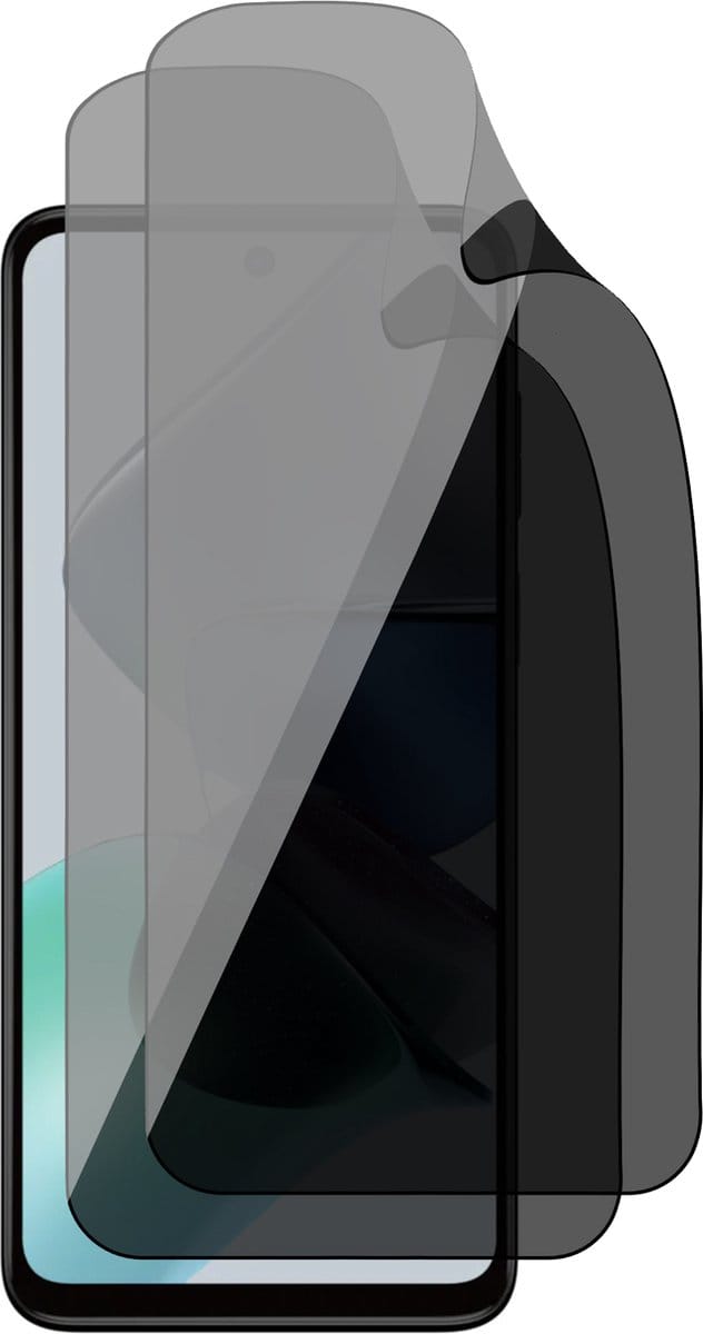 Privacy Screenprotector geschikt voor Motorola Moto G23 - 2x FlexGuard Screen Protector