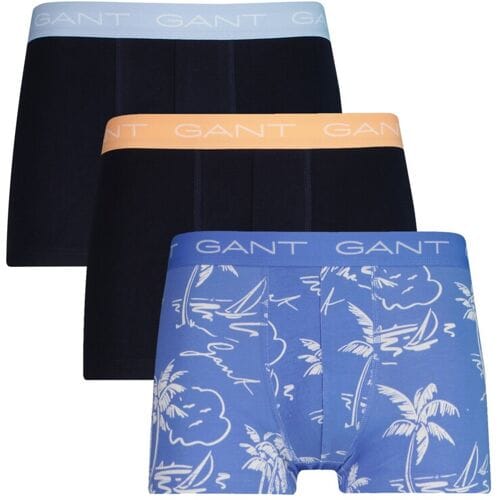 Gant Ondermode Island Palm Fantasy Trunk 3Pack Perfect Blue / male