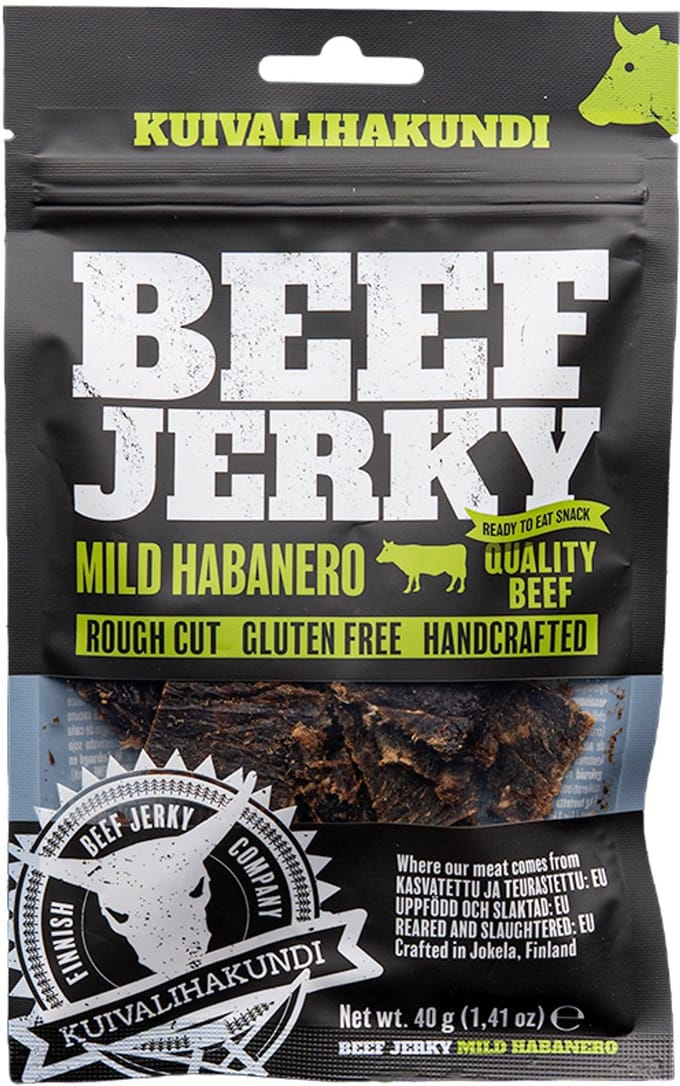 Kuivalihakundi - Beef Jerky Mild Habanero - 2 x 40g