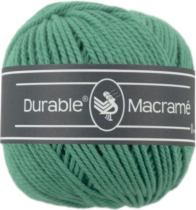 Durable Macramé - 2133 dark mint - Katoen Garen