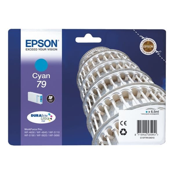 Epson T7912 nr. 79 inktcartridge cyaan (origineel)