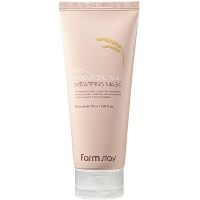 [Farmstay] Rice & Hyaluronic Acid Wrapping Mask 150ml white