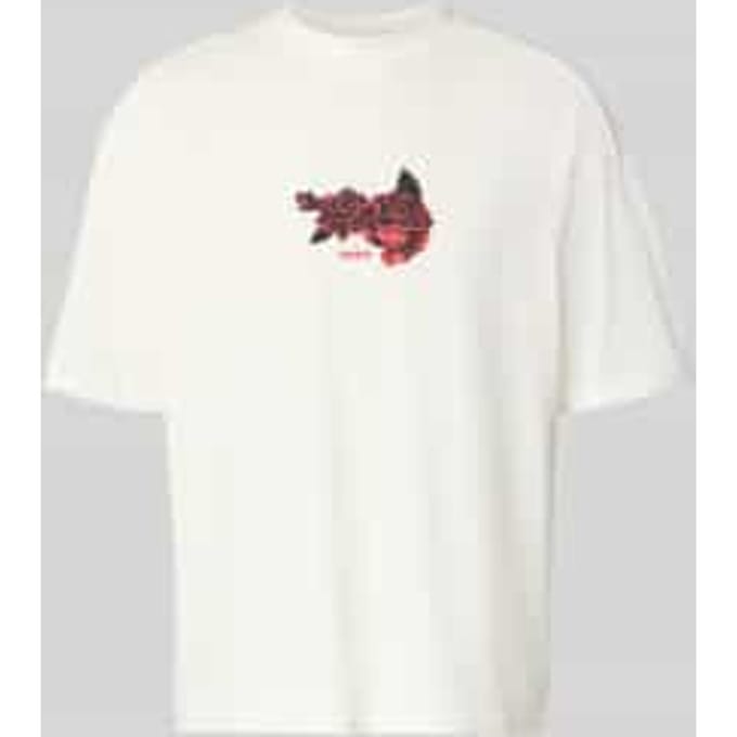 Oversized T-shirt van puur katoen model 'DOMANS'