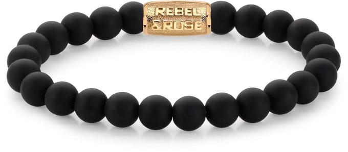 Rebel & Rose Mad Panther Gold - 8mm RR-80085-G-19 cm