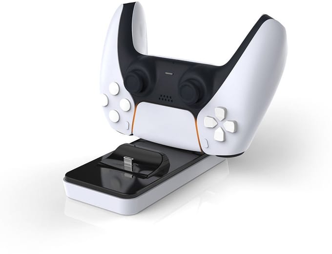 Subsonic Oplaadstation - Oplaadstation voor PS5 - 2 Controllers - Zwart/Wit - SA5608