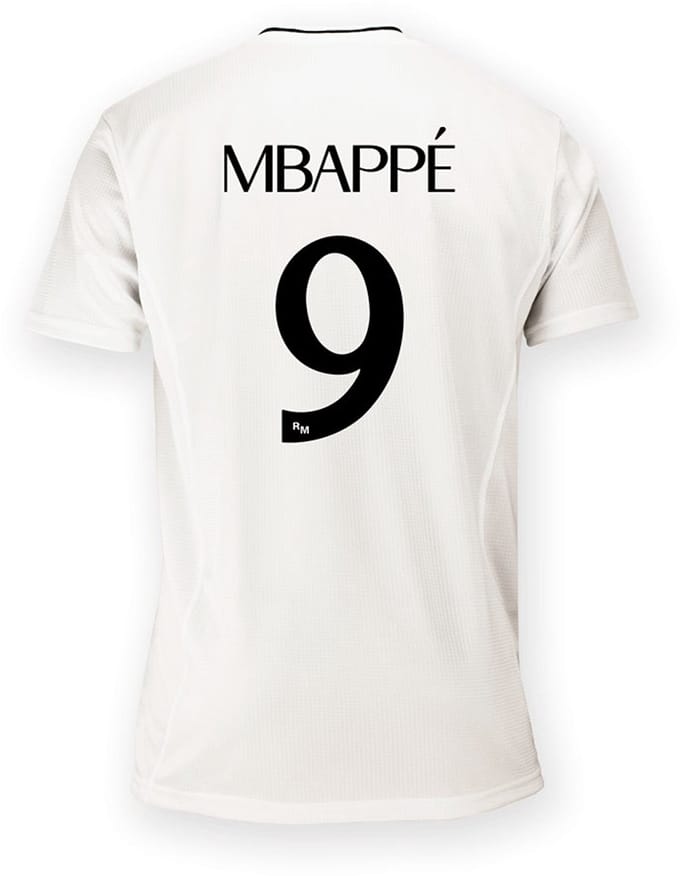 Real Madrid 24/25 Mbappe Thuis Korte Mouw T-shirt Junior Wit 4 Years Kinderen