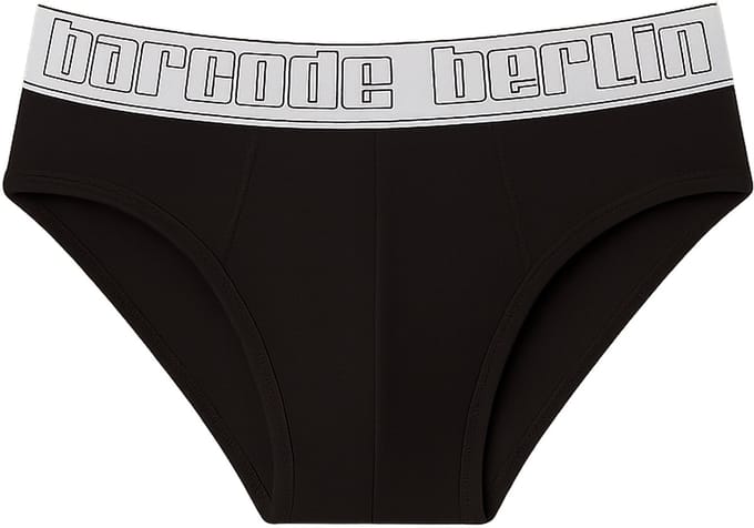 Barcode Berlin Modal Hip Brief Dai Black - MAAT L - Heren Ondergoed - Slip voor Man - Mannen Brief