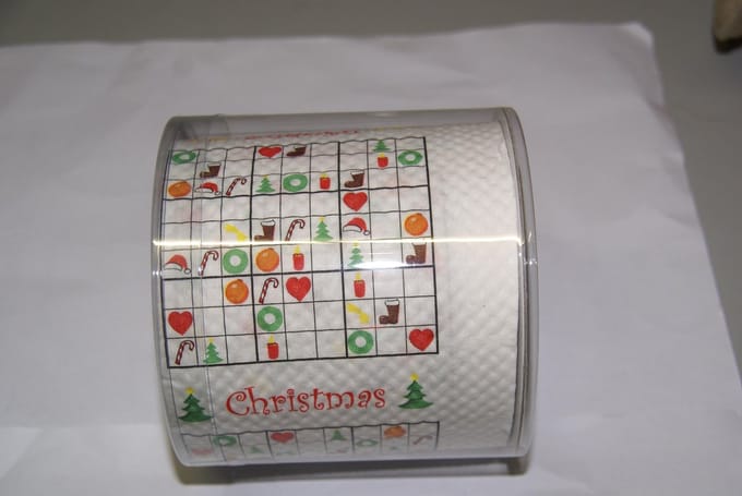 Kerst toiletpapier sudoku 00218..