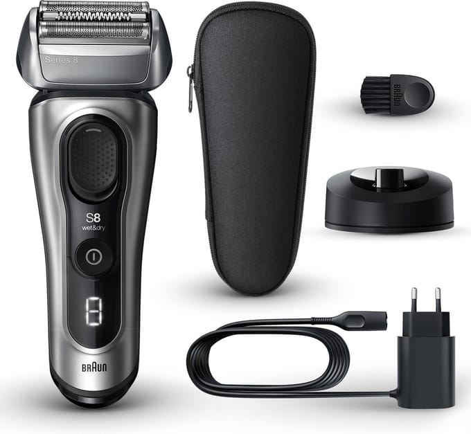Braun Series 8 8517s - Wet & Dry Elektrisch Scheerapparaat - Oplaadstandaard - Zilver
