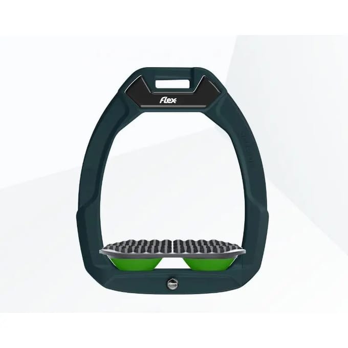 Veiligheidsstijgbeugels Endurance Groen/Grijs/Groen Flex-On Safe-On