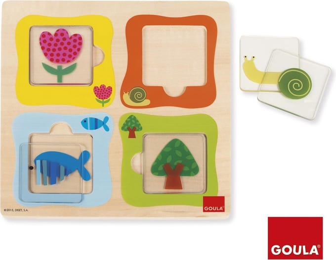 Goula Transparante Slangen Puzzel - Kinderpuzzel