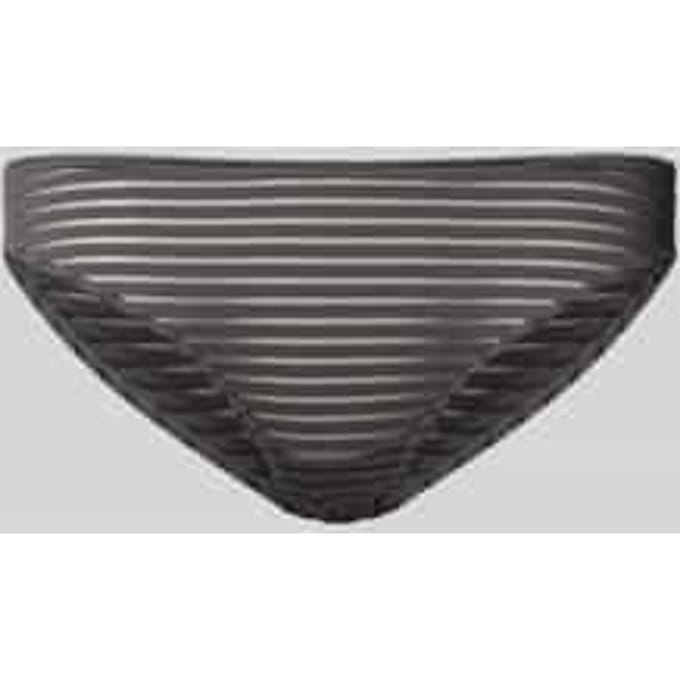 Slip met semi-transparant streepmotief