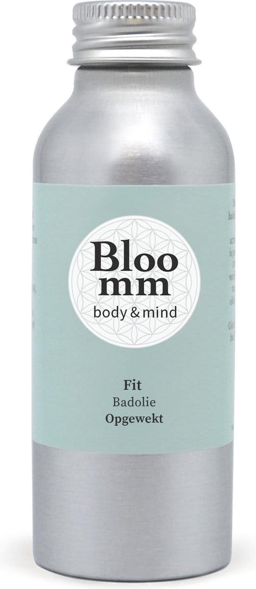 Bloomm Badolie Fit, verlicht verkoudheid, opwekkend bij vermoeidheid. 100ml.