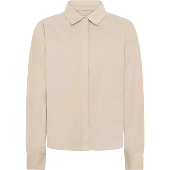 Vrouwen lange mouwen velours shirt KnowledgeCotton Apparel