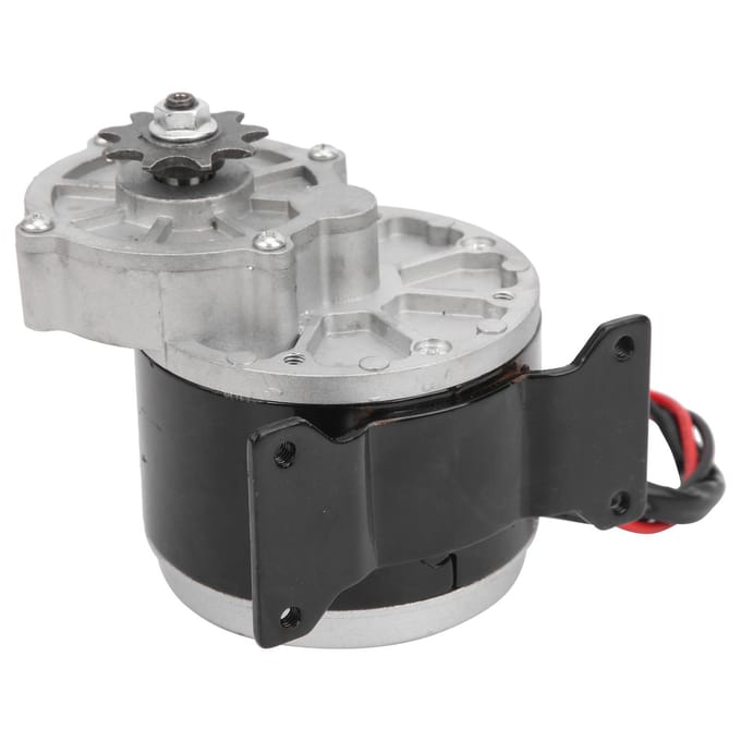12V 250W DC Elektrische Motor Snelheidsregelaar Tandwieltandwiel Popcornmachine Conversiekit gray