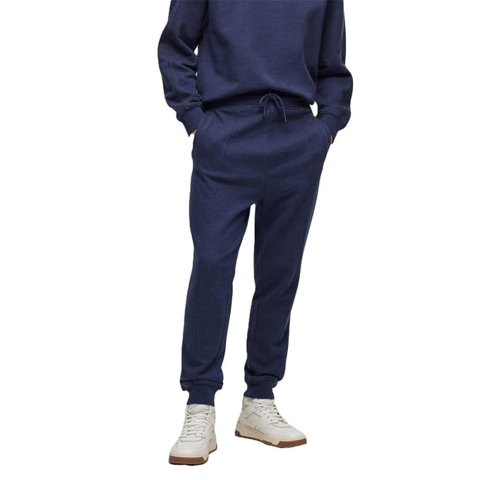 Boss Heren Seglitchstitch Slim Joggingbroek (Blauw)