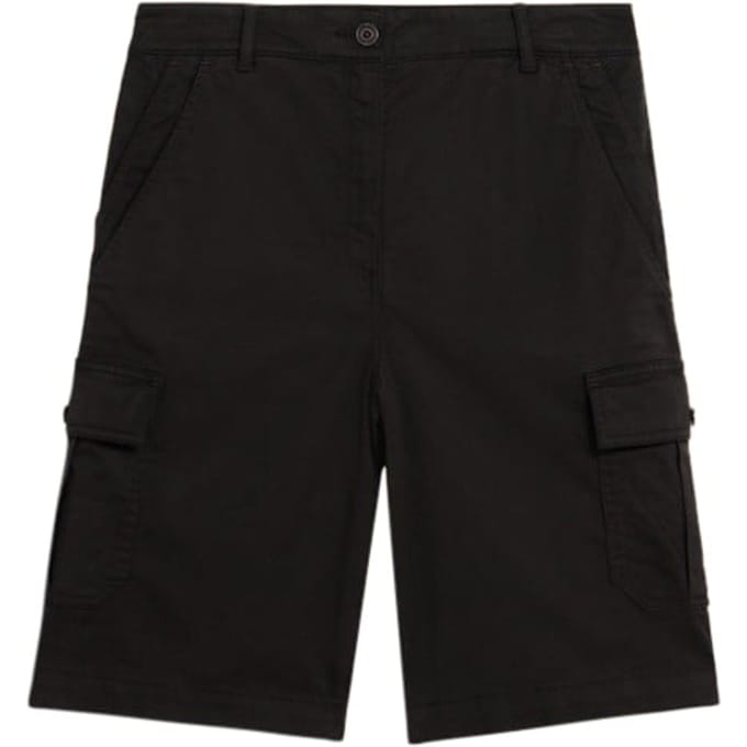 White Stuff Everleigh Cargo Shorts Pure Black Taglia: 8 | Pantaloncini Outlet | Donna | Nero