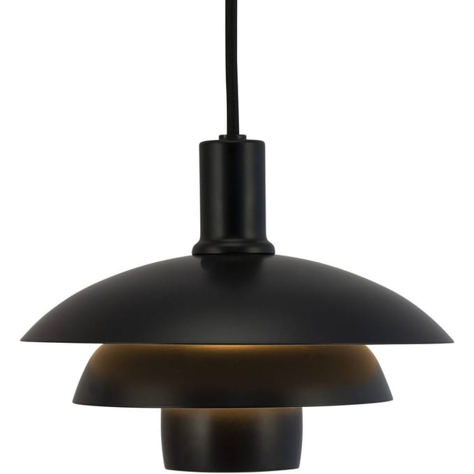 Dyberg Larsen Morph hanglamp, zwart, Ø 21 cm, metaal