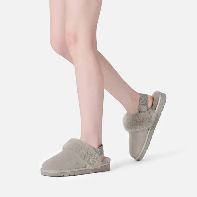 EVER AU Slingback-pantoffels voor dames met verwijderbare band-PELICAN