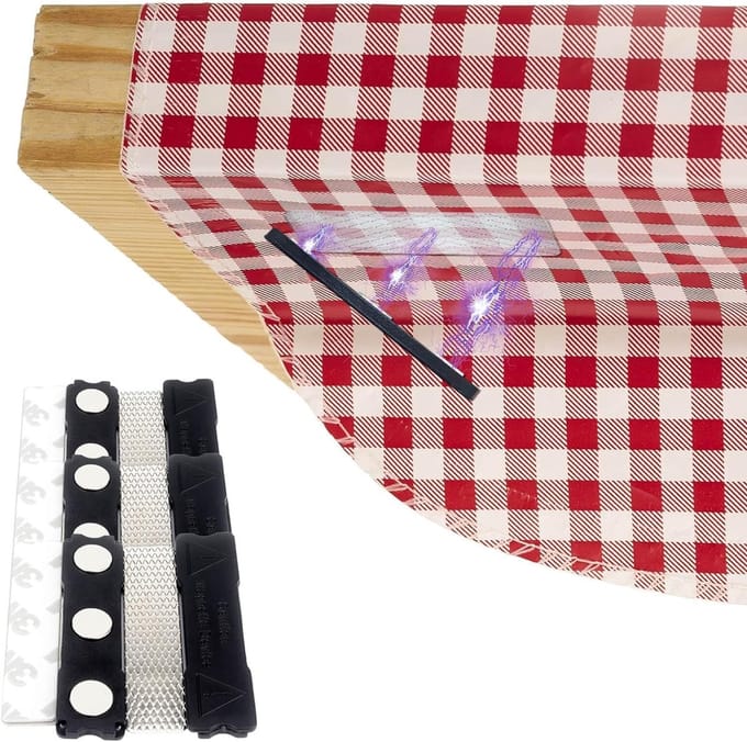 Merkloos - Magnetische Tafelklem - Nieweidbaar - Selfklevend - Set van 6