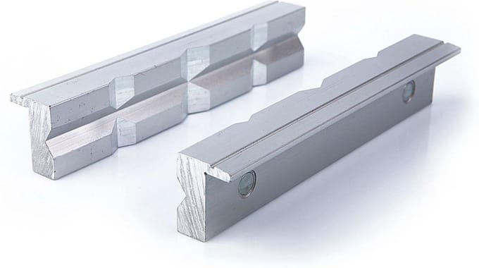 HBM 100 mm Aluminium Opzetbekken met Dubbele V