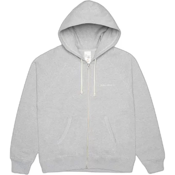 Hooded sweatshirt met rits Nudie Jeans Gunde Logo