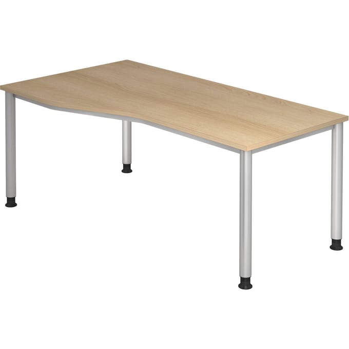 HILO 18 S | Bureau - 180 x 100 Eiken Tafelhoogte I In hoogte verstelbaar