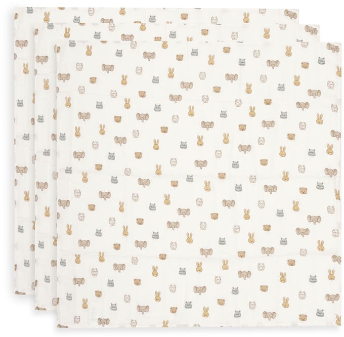Jollein Hydrofiele Doek Small - 70x70cm - Jollies - 3 Stuks