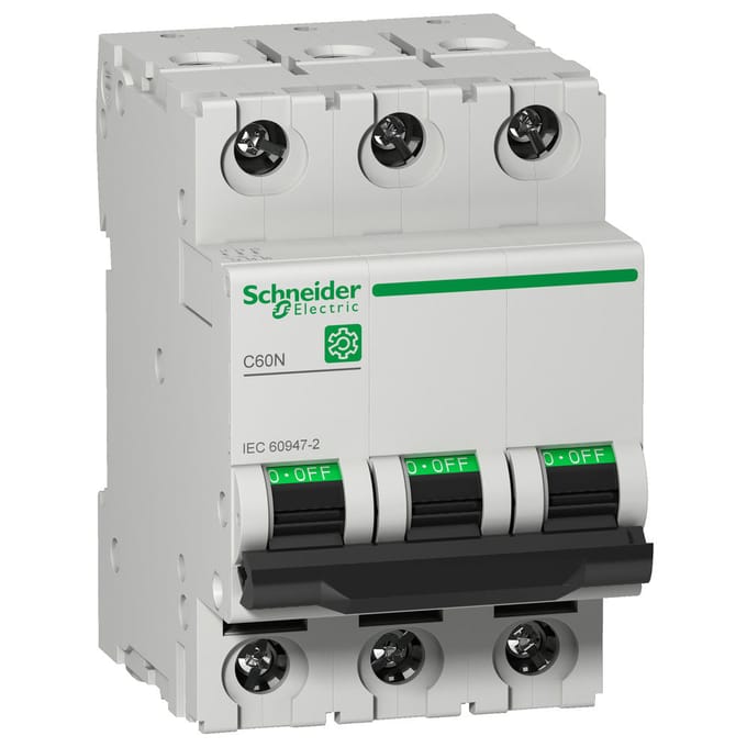 Schneider Multi9 C60N 3P 6A C-Curve MCB Aardlekschakelaar - M9F11306
