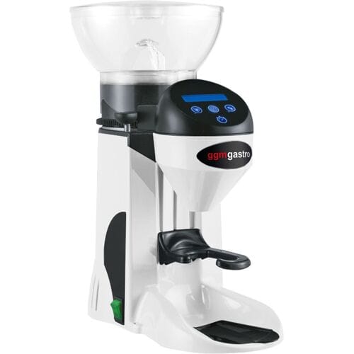 GGM Gastro Kaffeemühle - 1kg - 77dB - Mit automatischer Dosierung - Weiß Wit