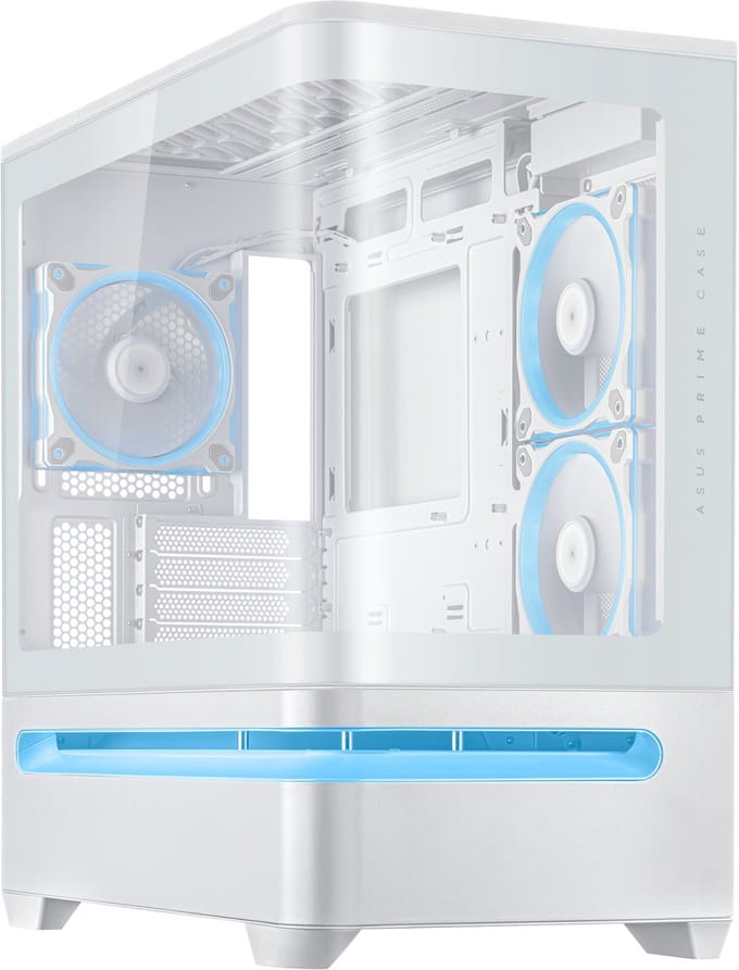 ASUS AP202 ARGB White - Case - Miditower - Wit