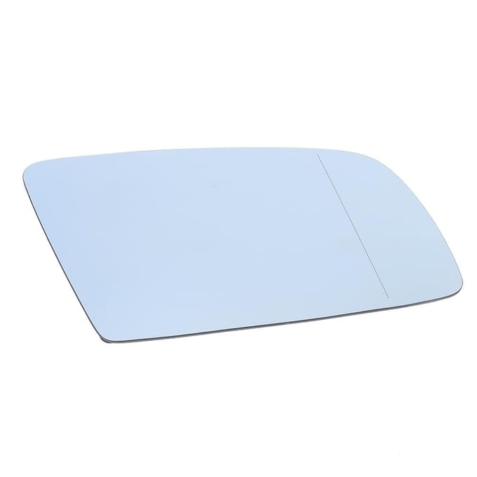 Verre de rétroviseur extérieur chauffant côté conducteur droit adapté pour Série 5 E60 E61 Série 6 E63 E64 white