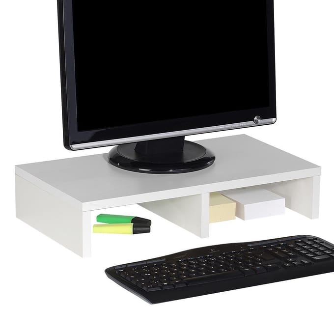 Monitorstandaard MONITOR 50 cm breed - Wit