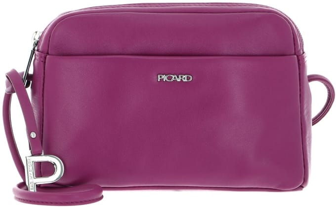 PICARD Leren schoudertas handtas Really Hand Bag Fuchsia paars