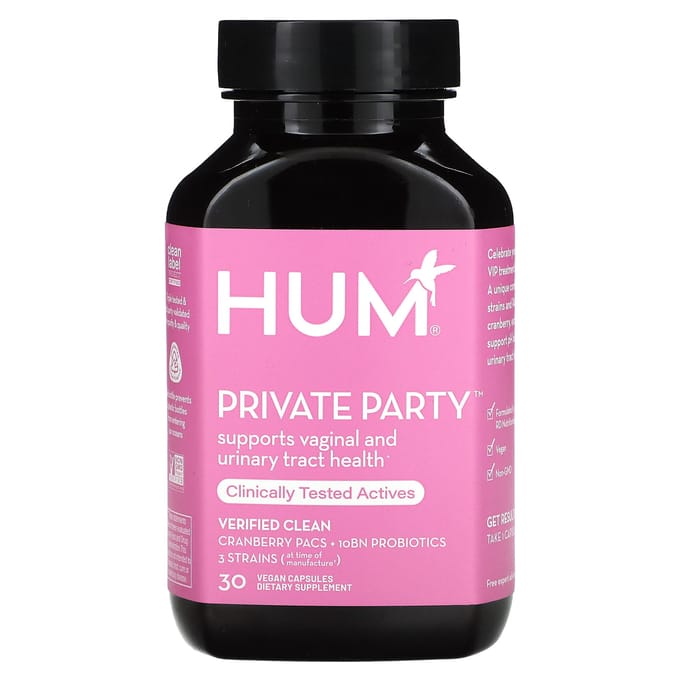 HUM Nutrition, Private Party, 30 Plantaardige Capsules