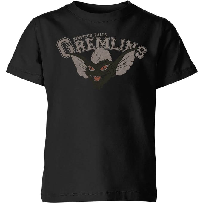 Gremlins Kingston Falls Sport Kids' T-Shirt - Black - 122/128 (7-8 jaar)